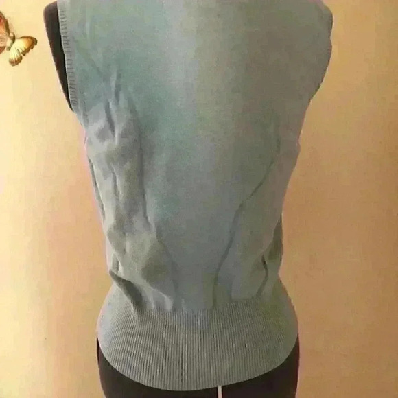 VTG Merona Y2K academia set vest sweater neutral color MEDIUM - Picture 6 of 9